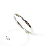 Srebrna minimalistyczna obrączka,  srebro 925 