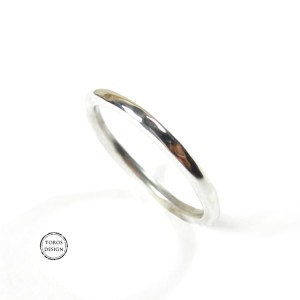 Srebrna minimalistyczna obrączka,  srebro 925 