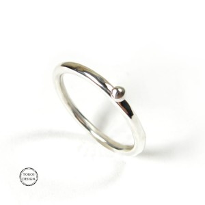 Srebrna minimalistyczna obrączka,  srebro 925 