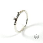 Srebrna minimalistyczna obrączka,  srebro 925  