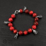 Bransoletka z koralem