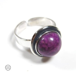 Srebrny pierścionek z jaspisem, srebro 925.