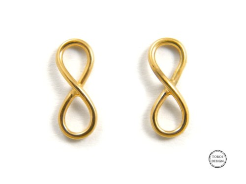 ks 26 srebrne pozłacane kolczyki nieskonczonosc (1).JPG